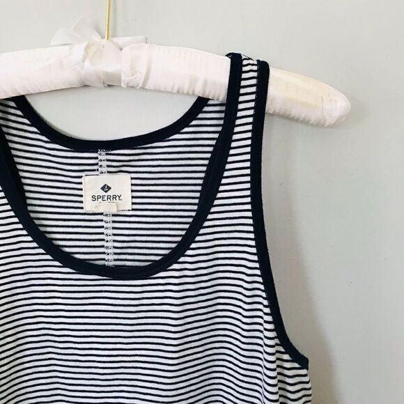 Sperry | navy and white stripe tank top - Picture 7 of 7